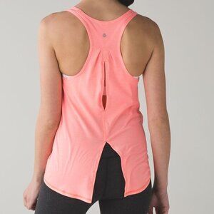 Lululemon Salute the Sun Tank - 4 Heathered Very Light Flare